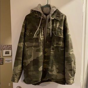 Oversized camo jacket